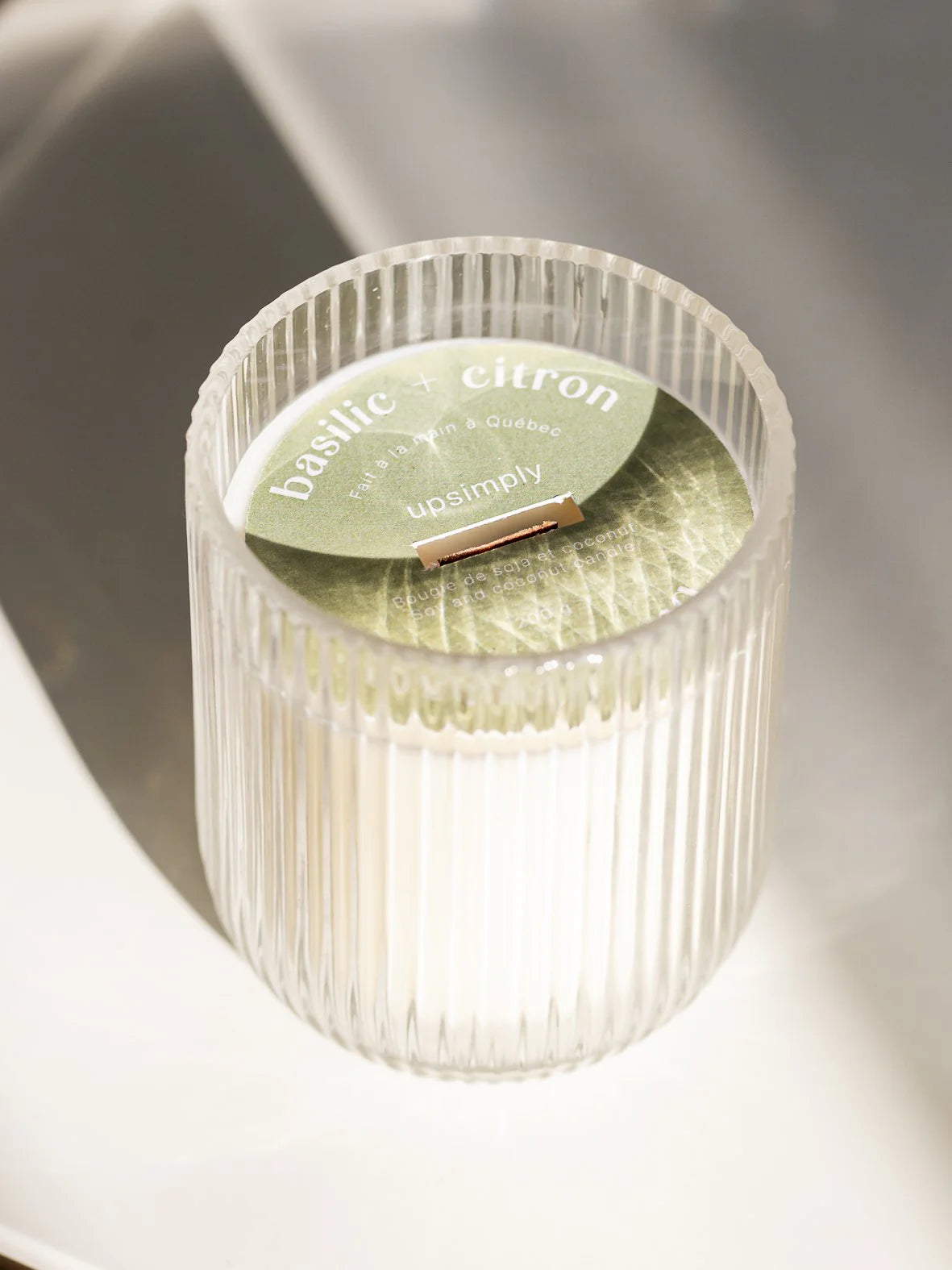Bougie de soja ÉTÉ - UPSIMPLY