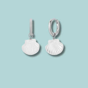 Boucle d'oreilles White Shell