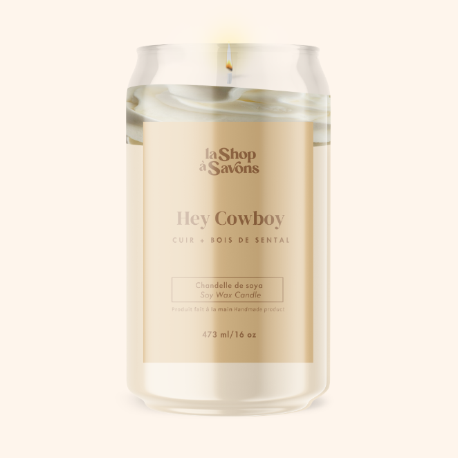 Chandelles de soya 16 oz - La Shop à Savons