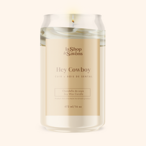 Chandelles de soya 16 oz - La Shop à Savons
