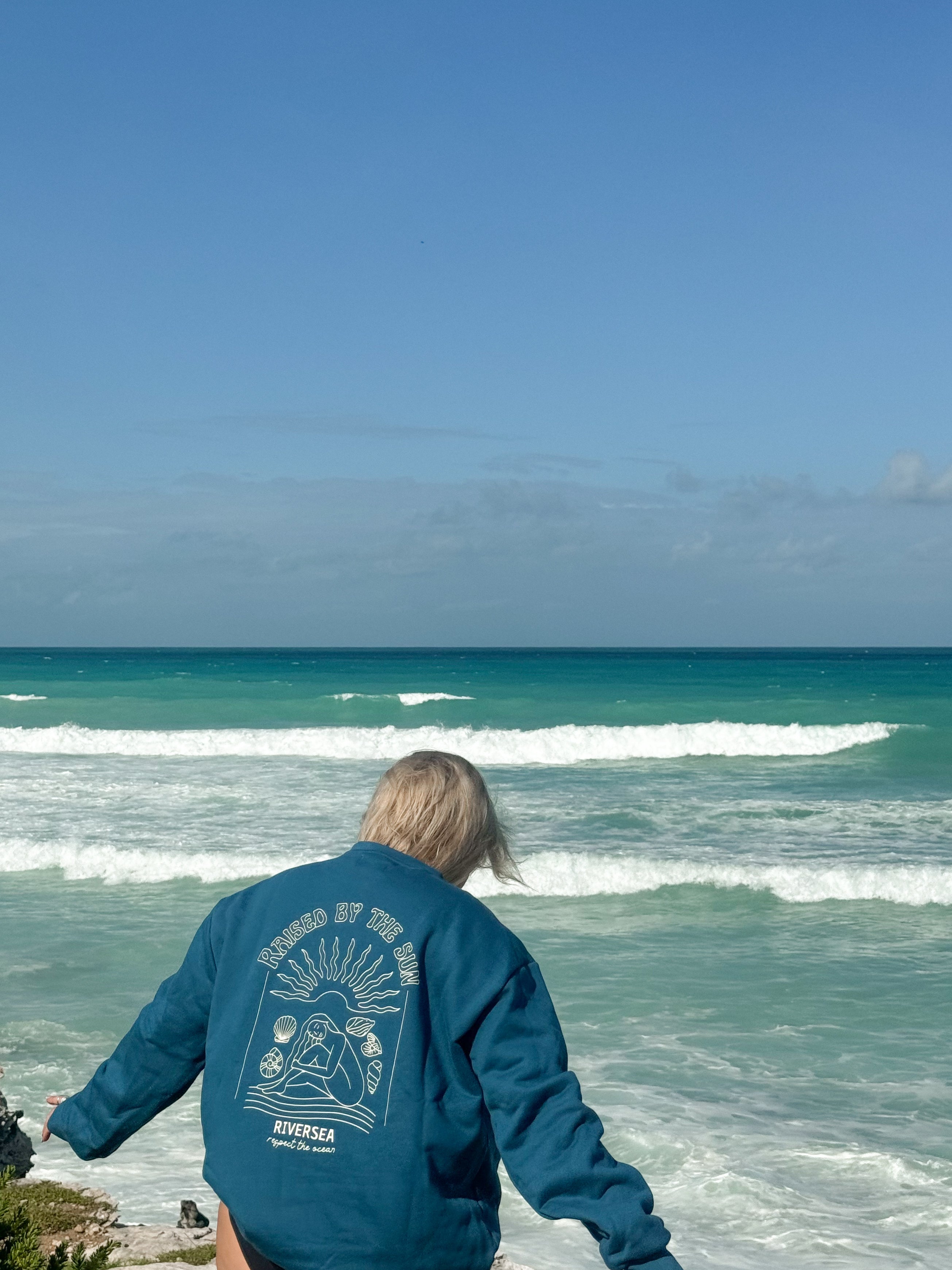 Raised By The Sun Heavy Weight Crewneck