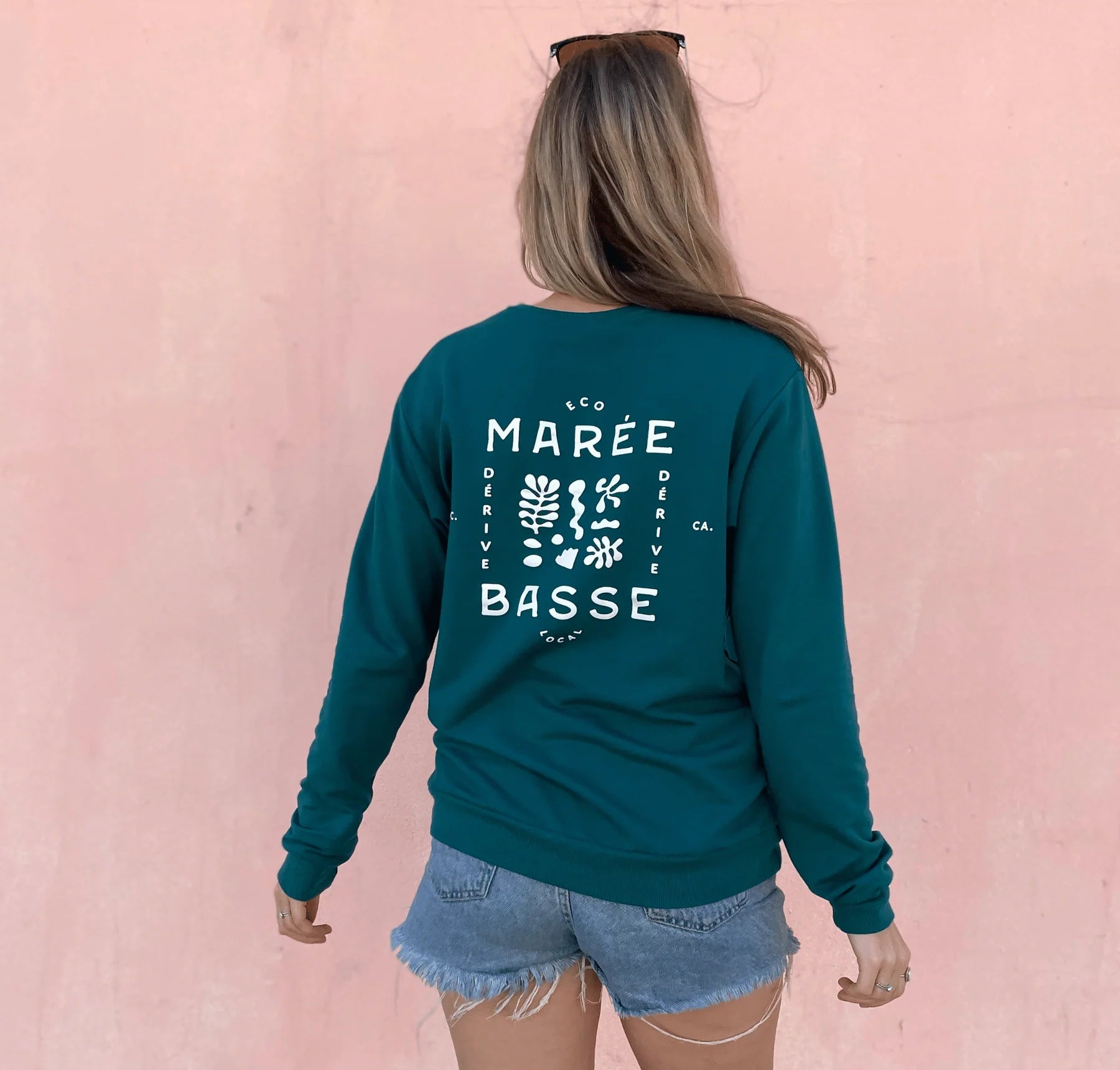 Crewneck Marée Basse - Turquoise - Dérive