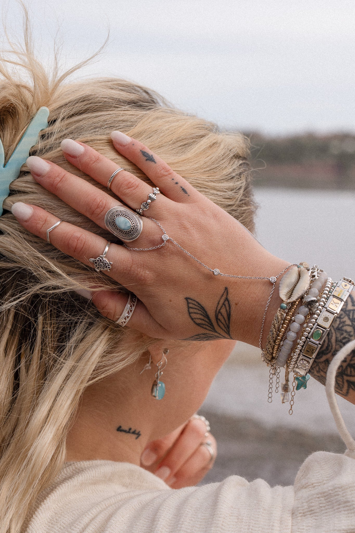Boucle d'oreilles Blü