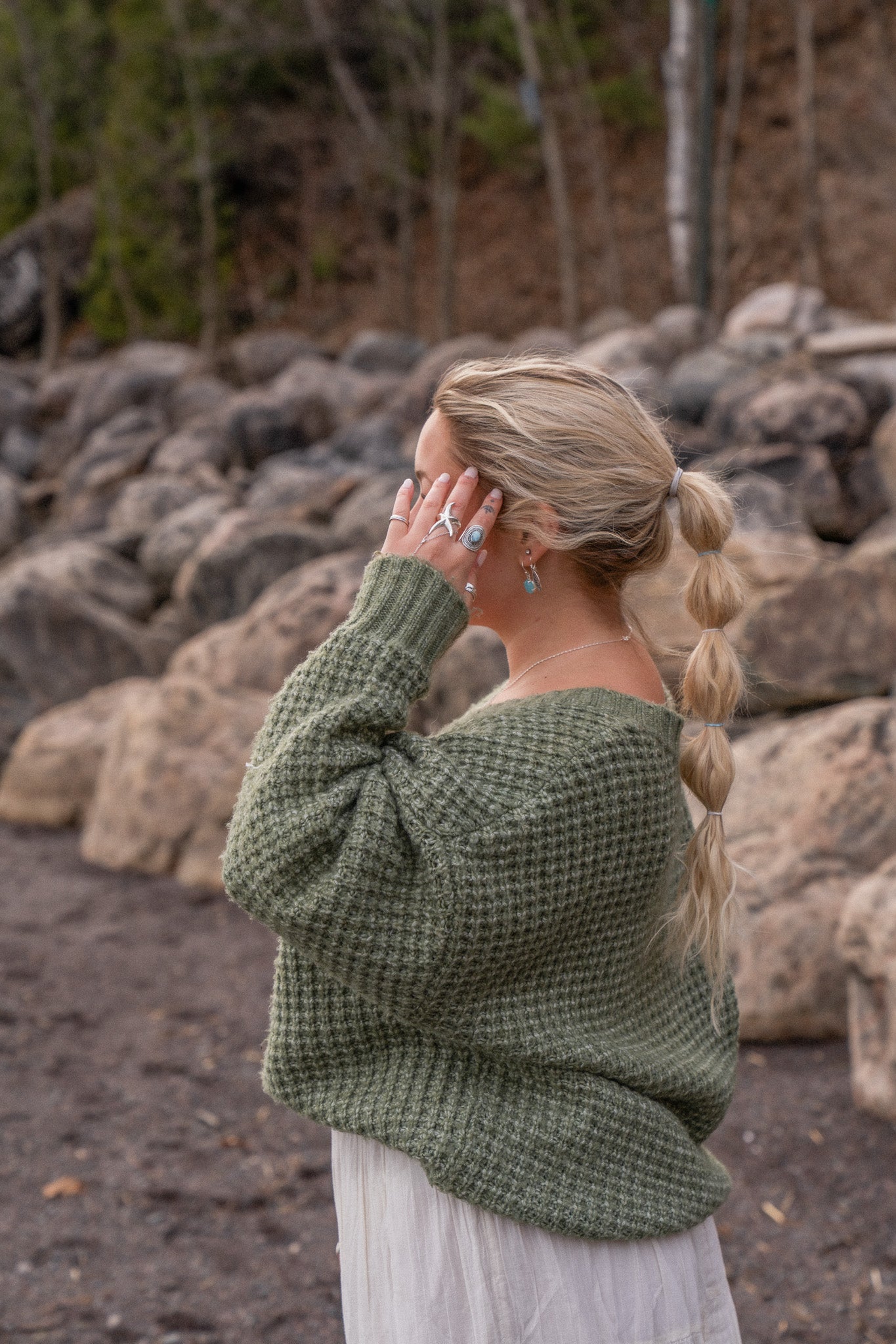 Boucle d'oreilles Blü