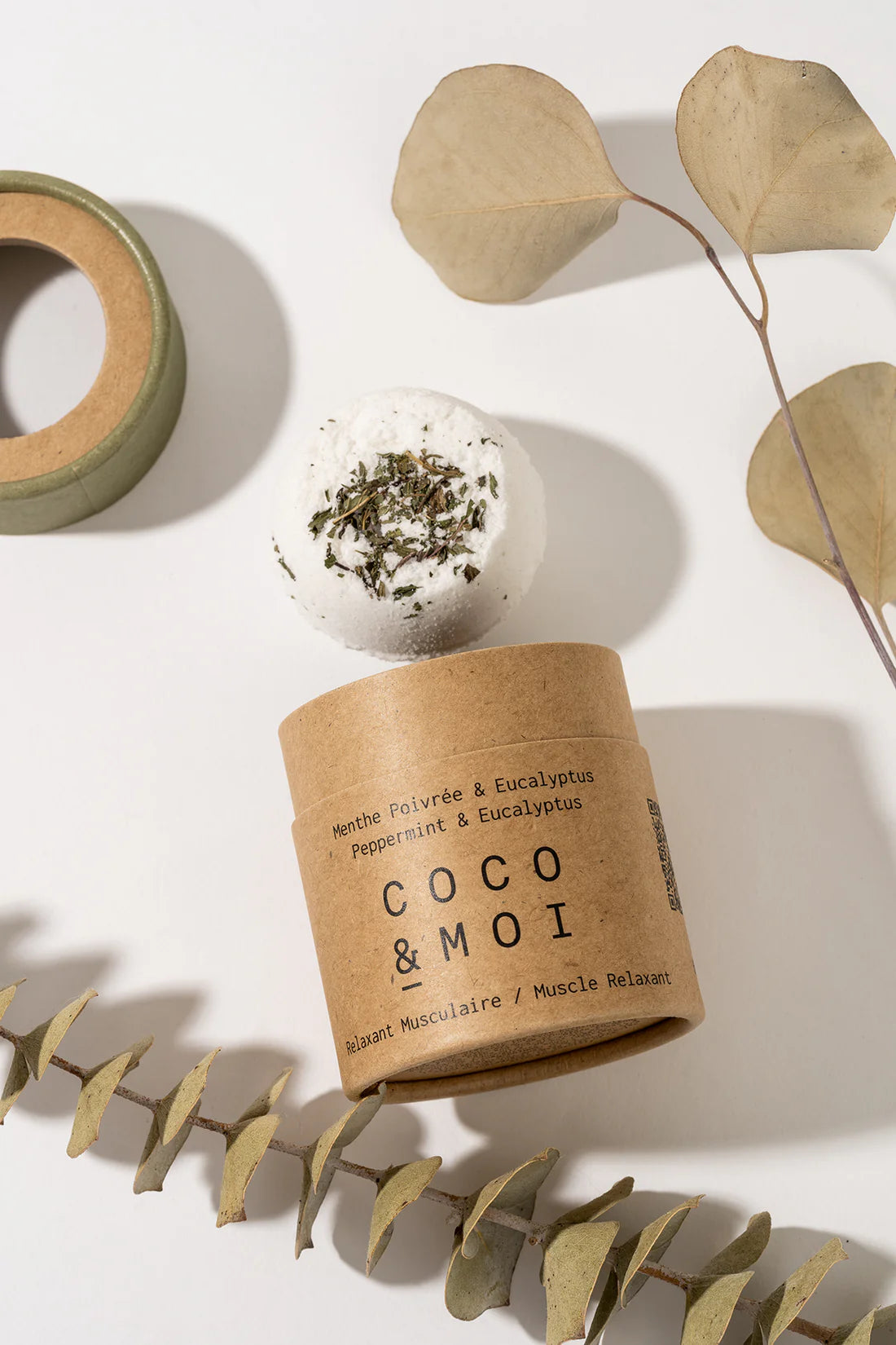 Bombe de Bain Menthe Poivrée & Eucalyptus - Coco & Moi
