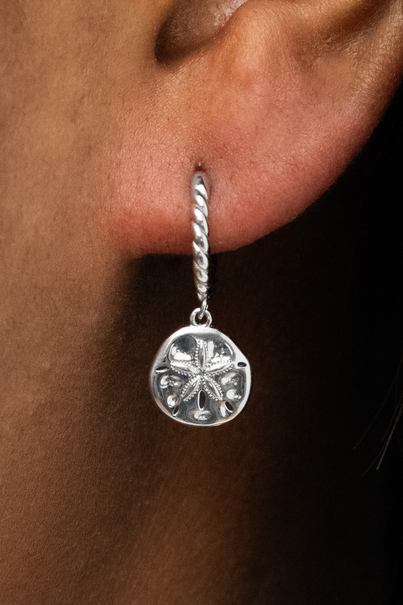 Boucle d'oreilles Sand Dollar
