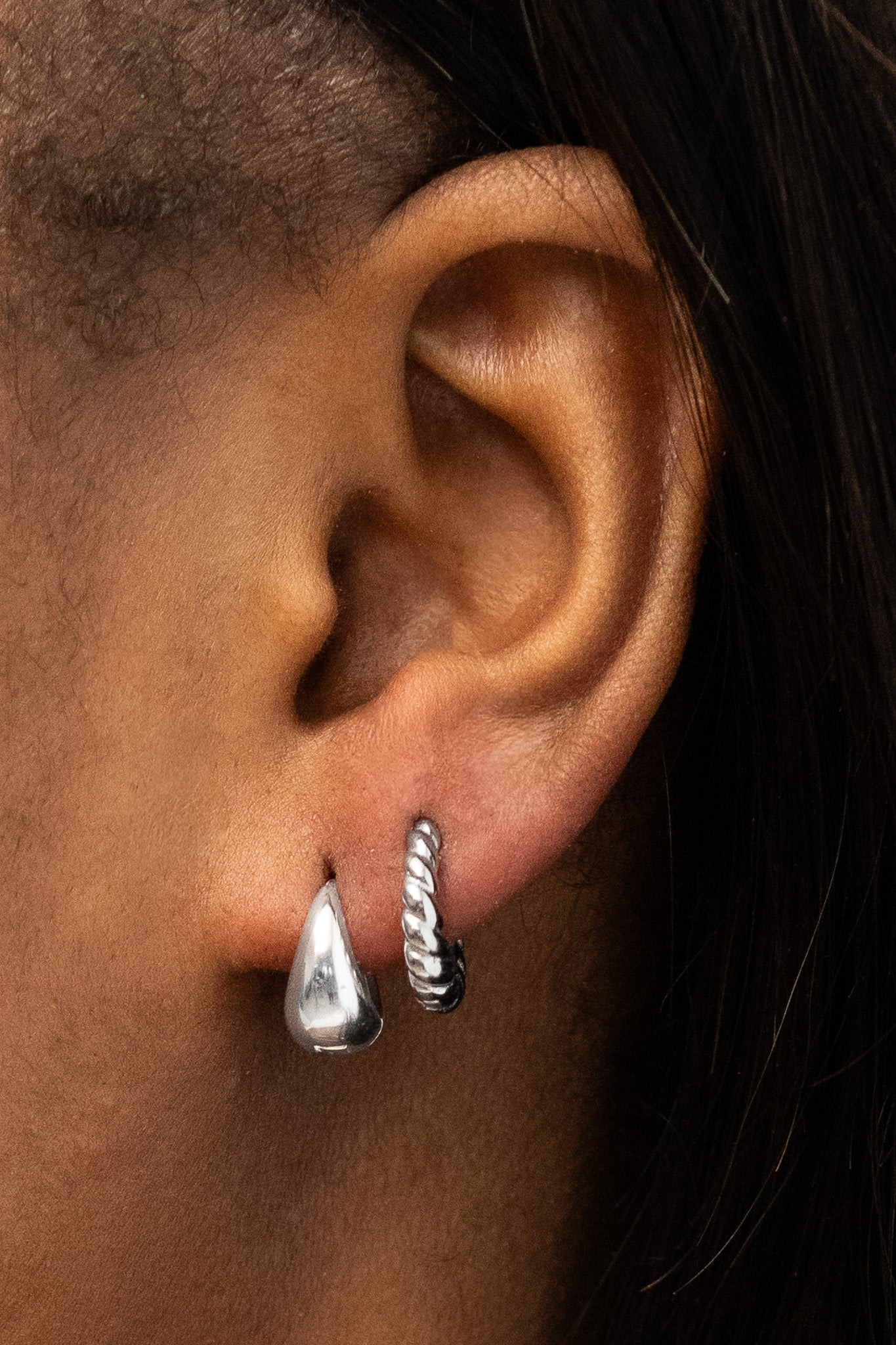 Boucle d'oreilles Croissant