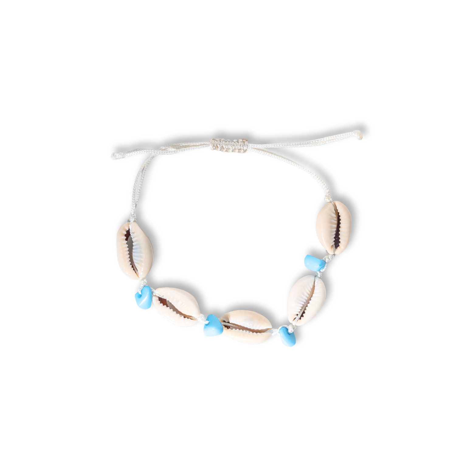 Bracelet Cowrie Blue