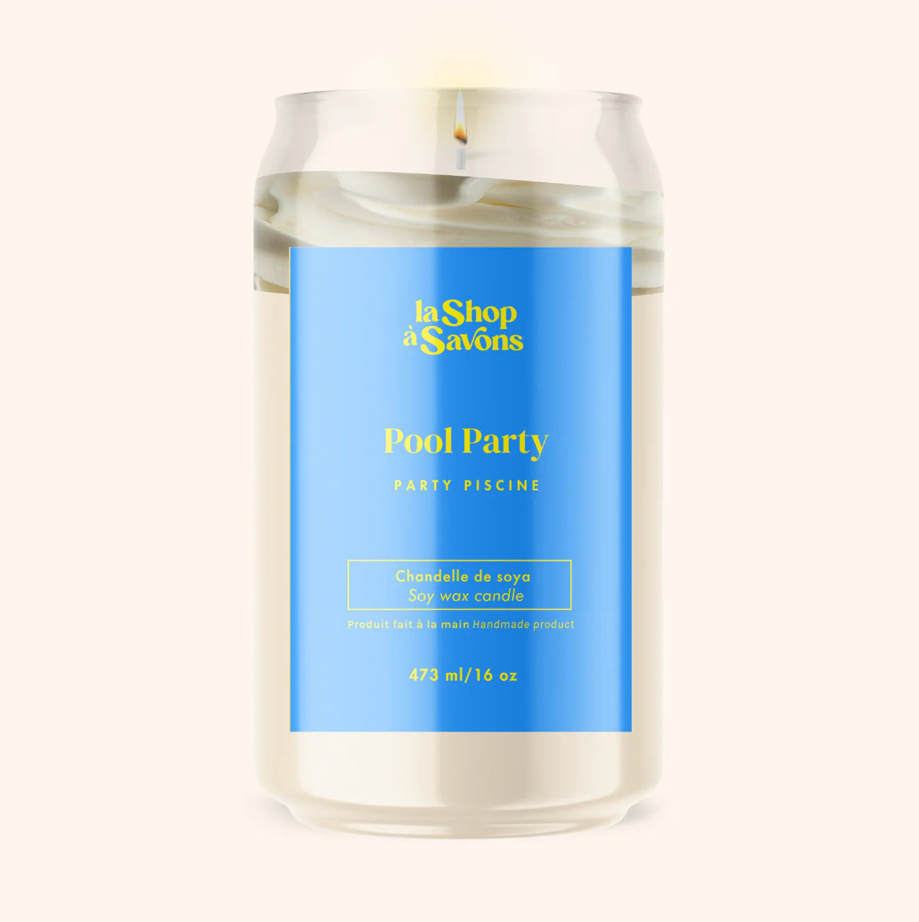 Chandelles de soya 16 oz - La Shop à Savons