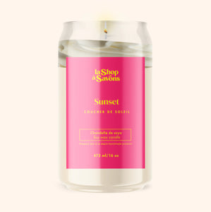 Chandelles de soya 16 oz - La Shop à Savons
