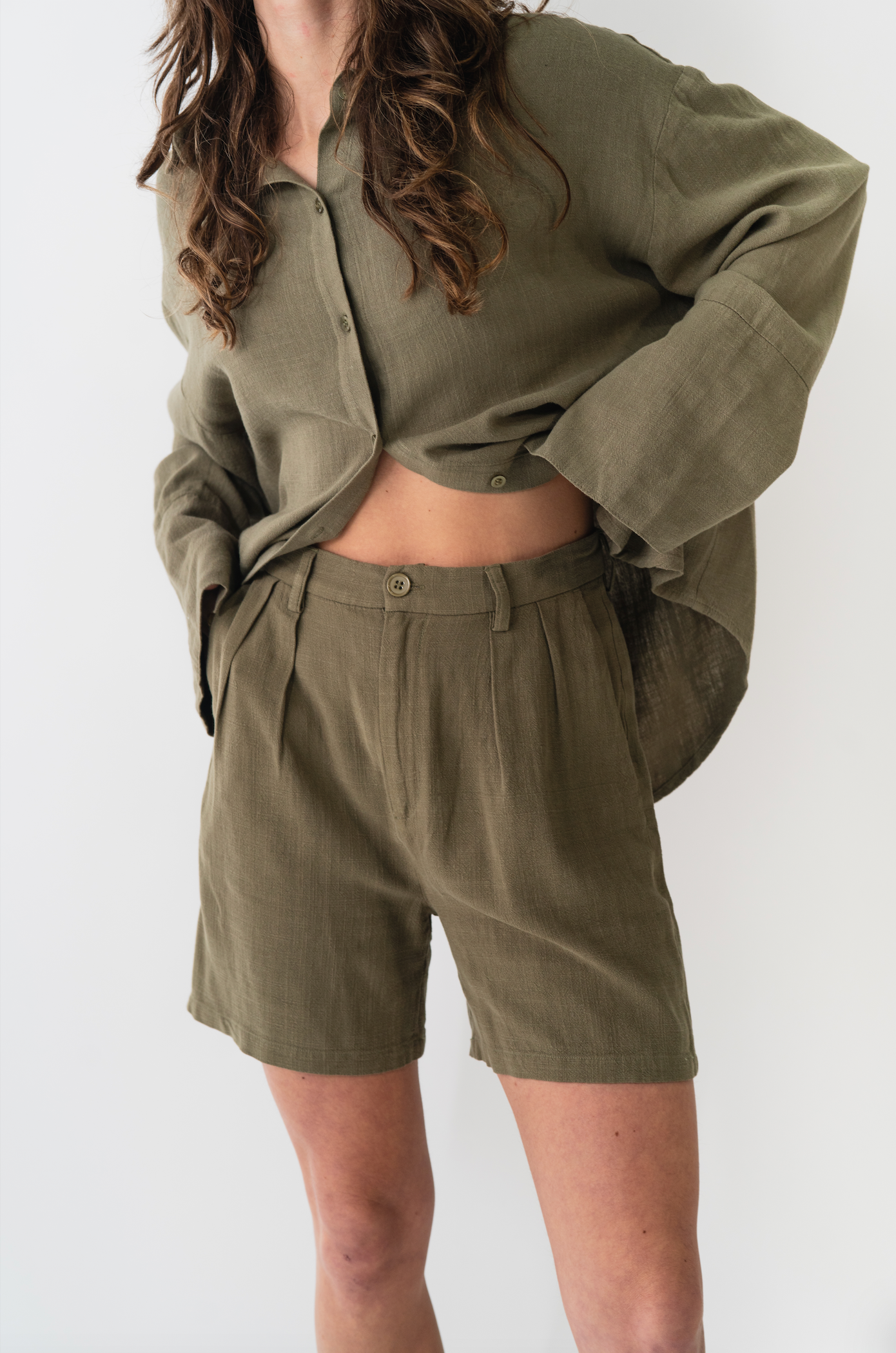 Short structuré en lin Timeless - Girl Crush