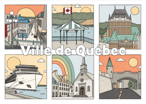 Carte postale Québec - La Frisée Qui Bricole