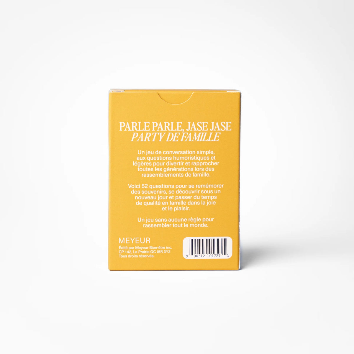 Le jeu - Parle parle, jase jase (Party de famille) - Meyeur