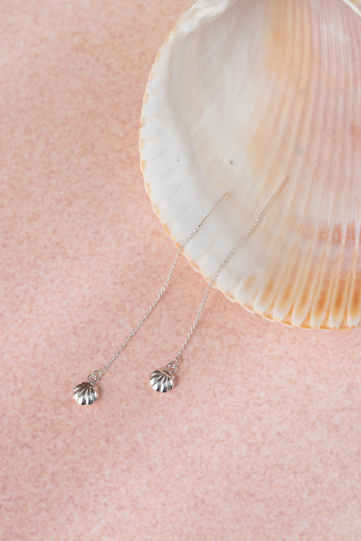 Boucles d’oreilles Threader Seashell