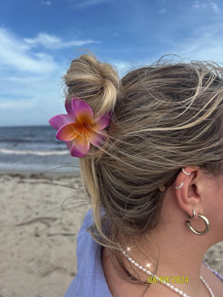 Pinces à cheveux Fleur Hawaiienne Hibiscus