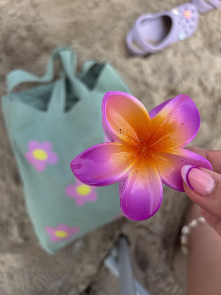 Pinces à cheveux Fleur Hawaiienne