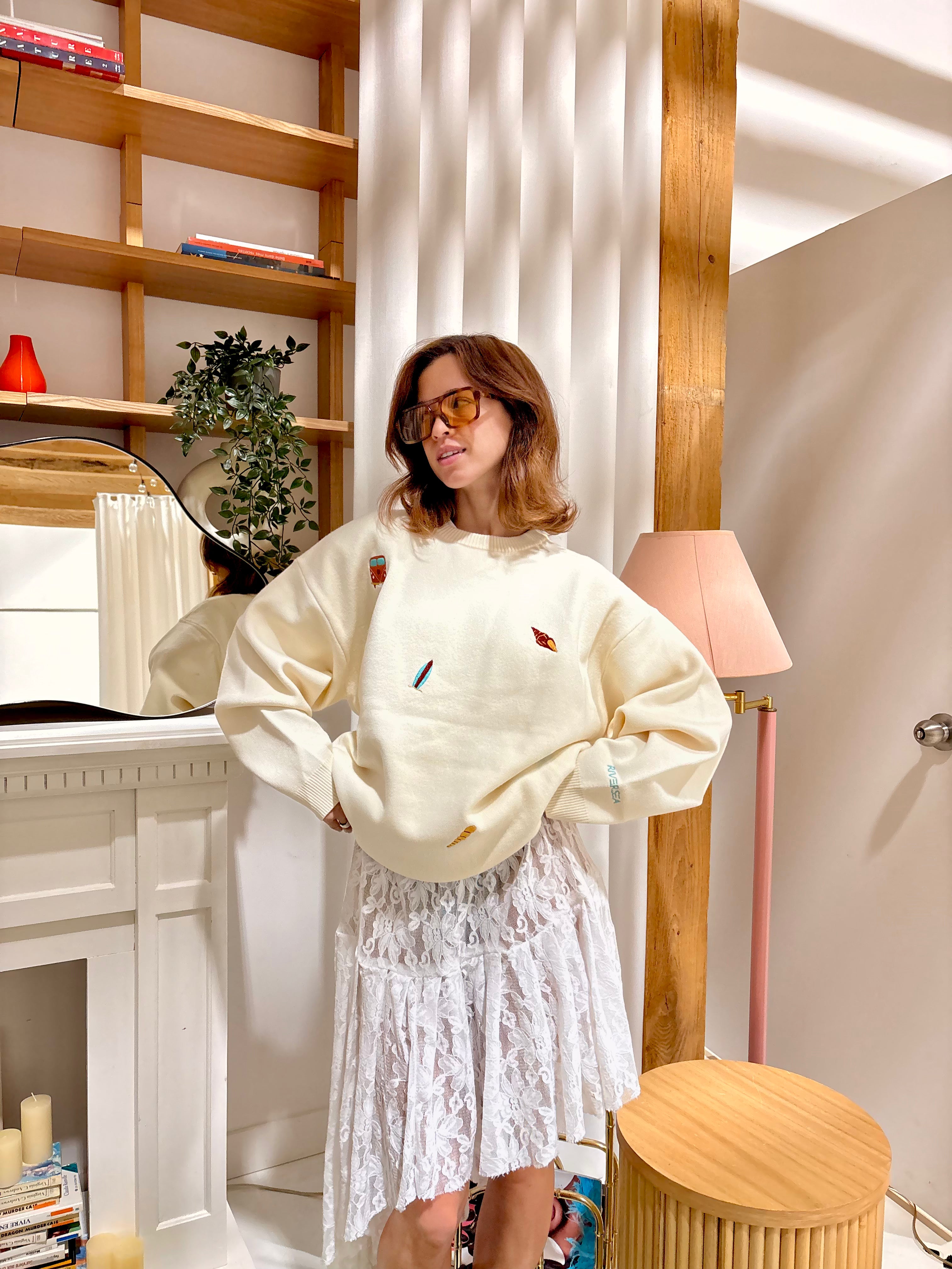 ‼️PRÉ-VENTE‼️ Pull À La Plage - Girl Crush X Riversea