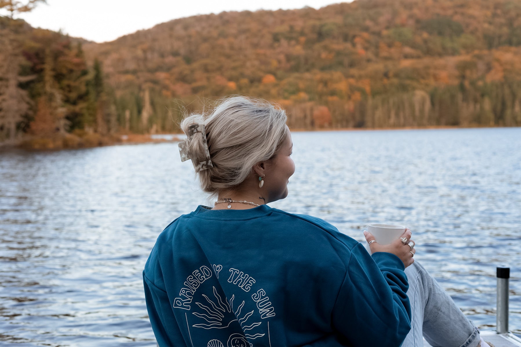 Raised By The Sun Heavy Weight Crewneck