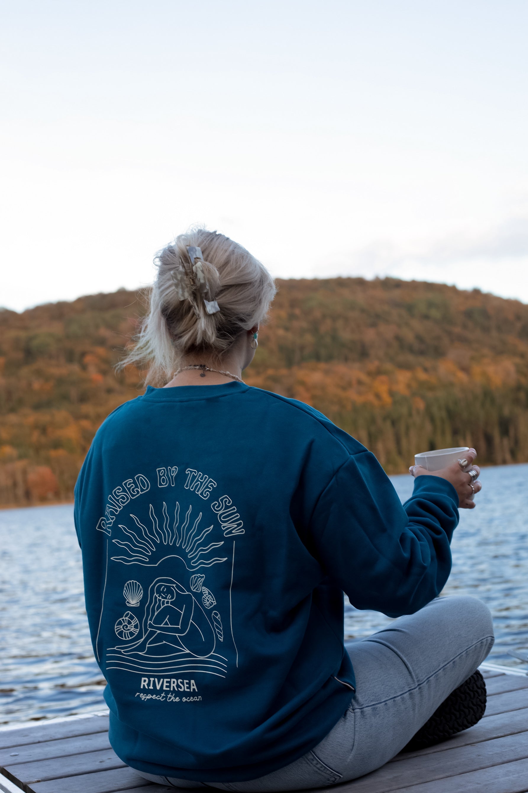 Raised By The Sun Heavy Weight Crewneck