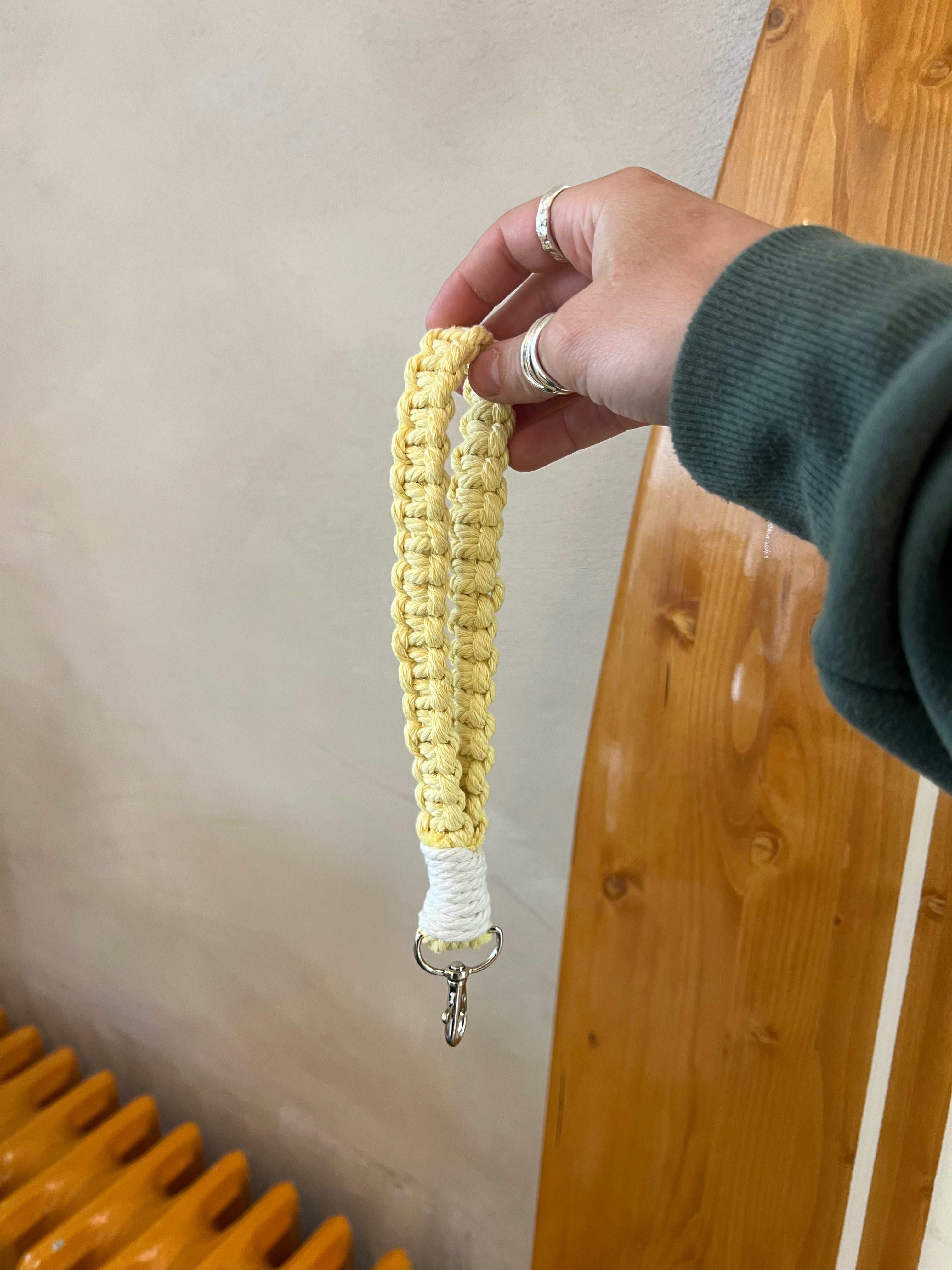 Porte-clefs macramés