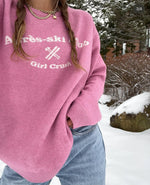 Load image in gallery, Après-Ski Club Sweater Bubblegum Pink - Girl Crush