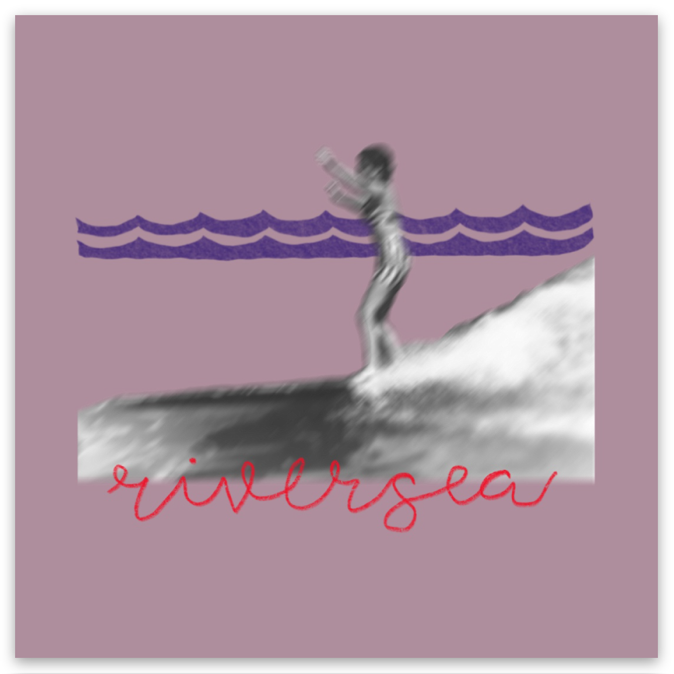Sticker Femme Surf
