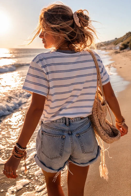 T-Shirt Vintage Stripe - Lix