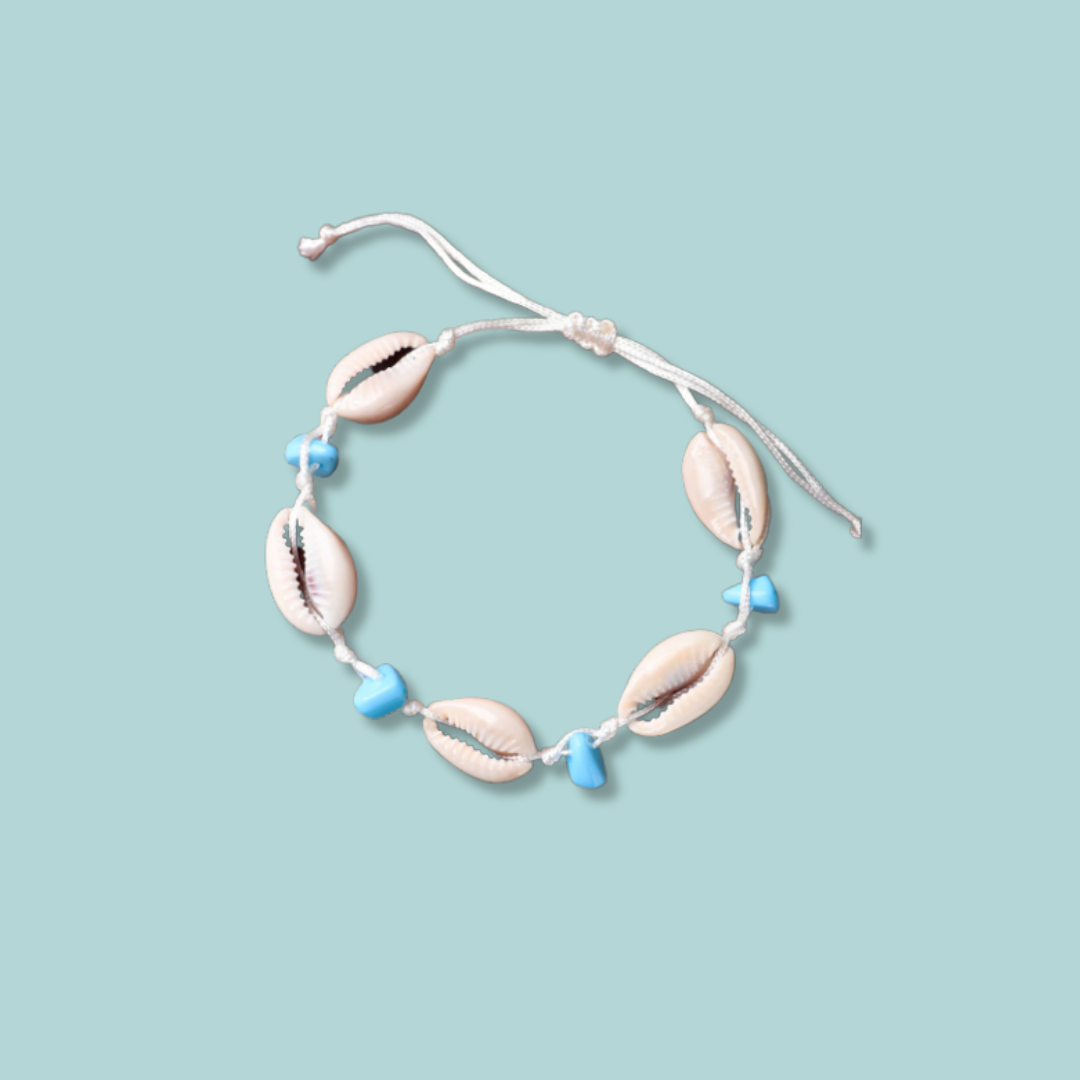Cowrie Blue Bracelet