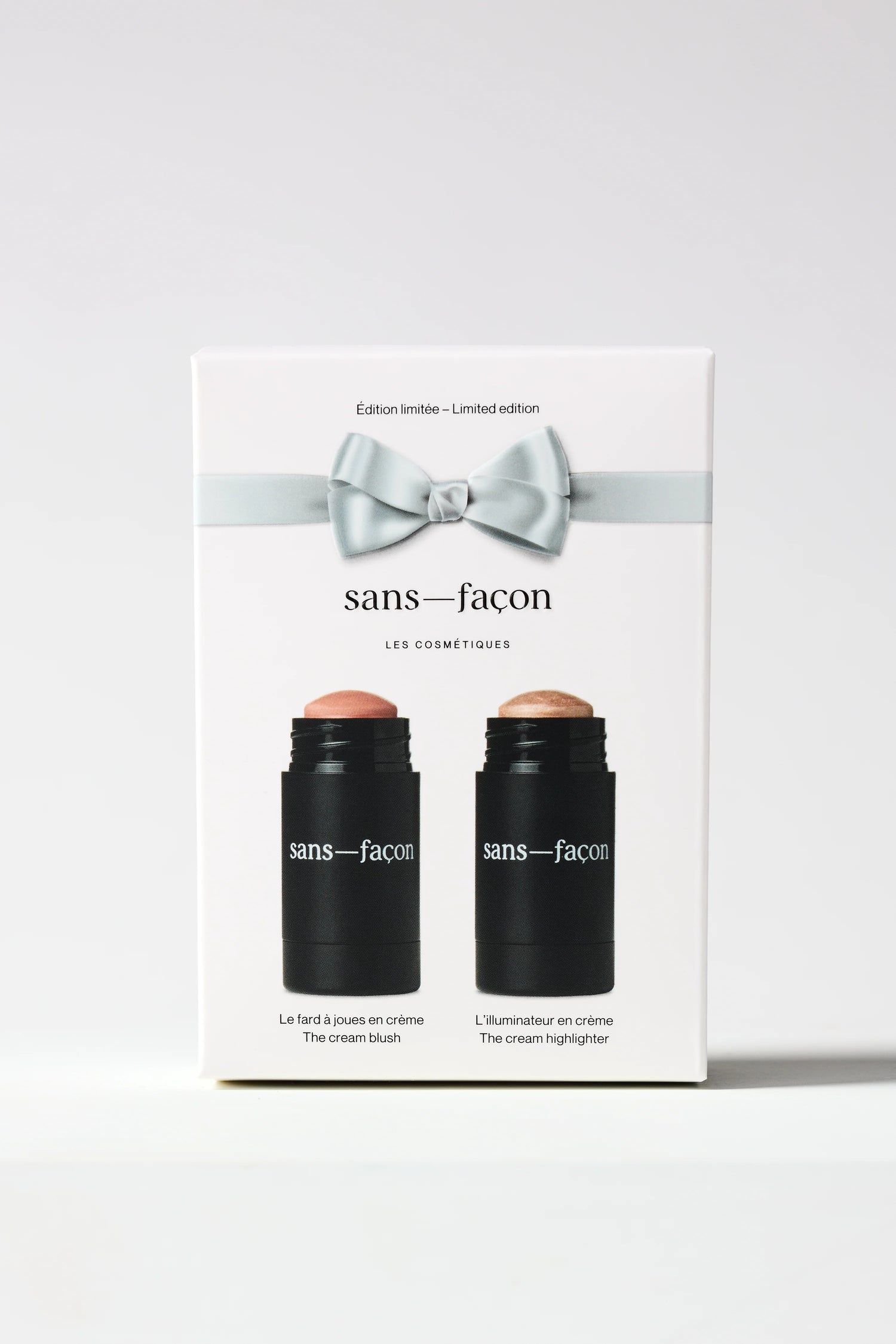 Le coffret fard à joues et illuminateur en crème | Sans-Façon Cosmétiques