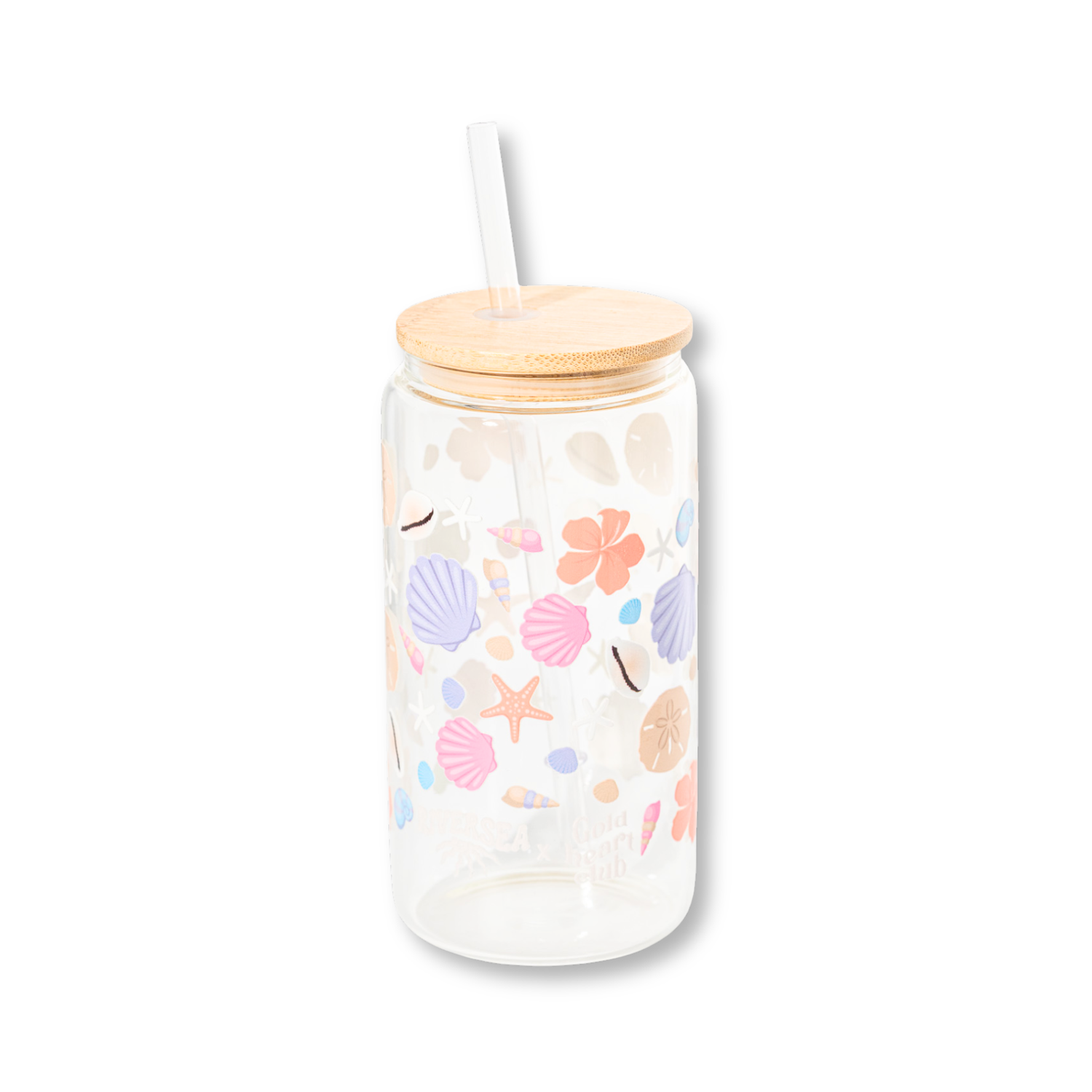Oceanside Glass Mug - Gold Heart Club x Riversea 