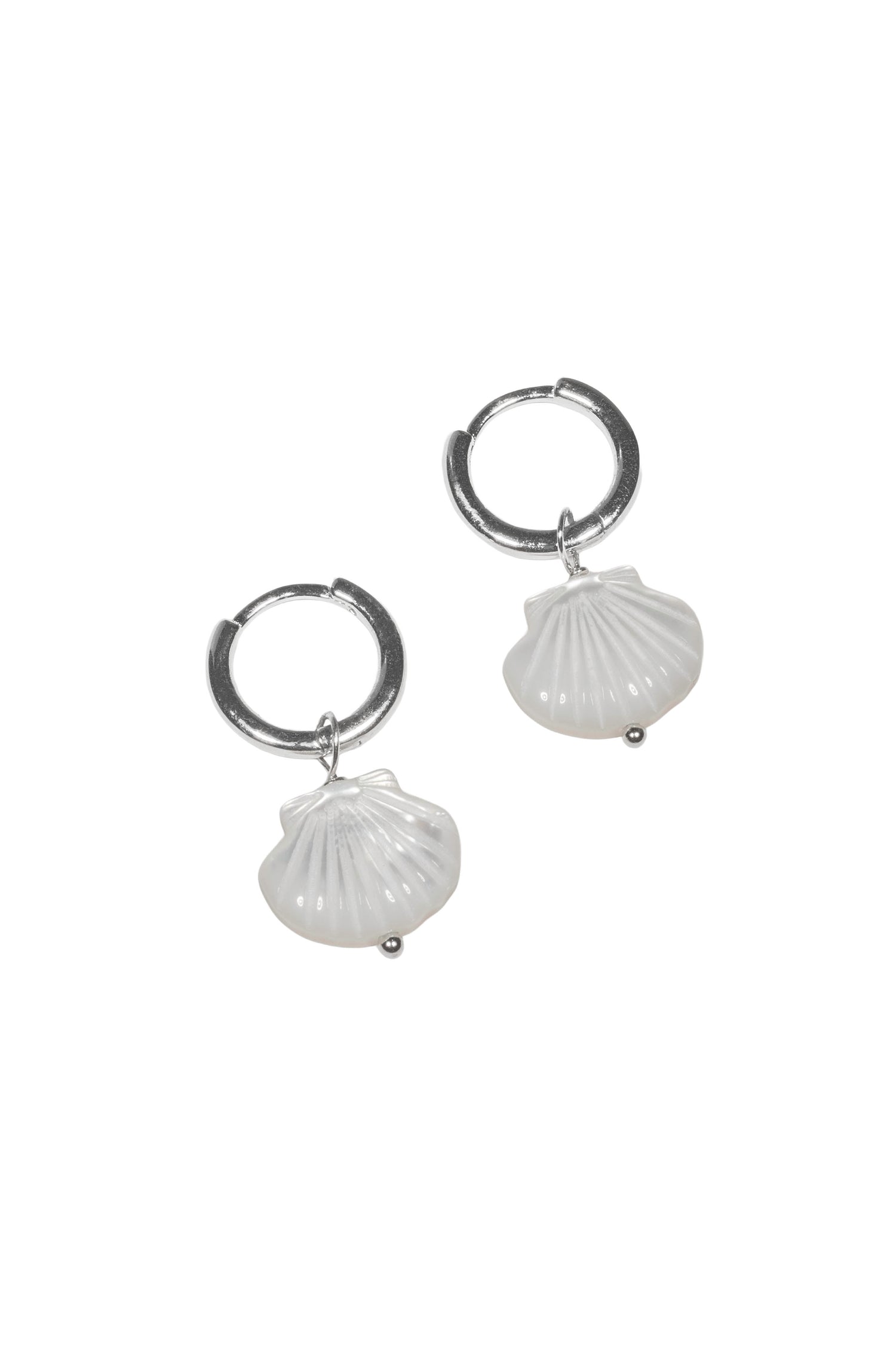 Boucle d'oreilles White Shell