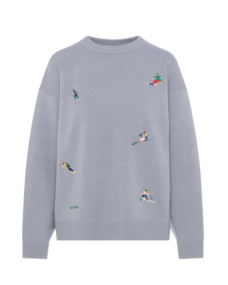 Pull Après-Ski - Le slalom - Girl Crush