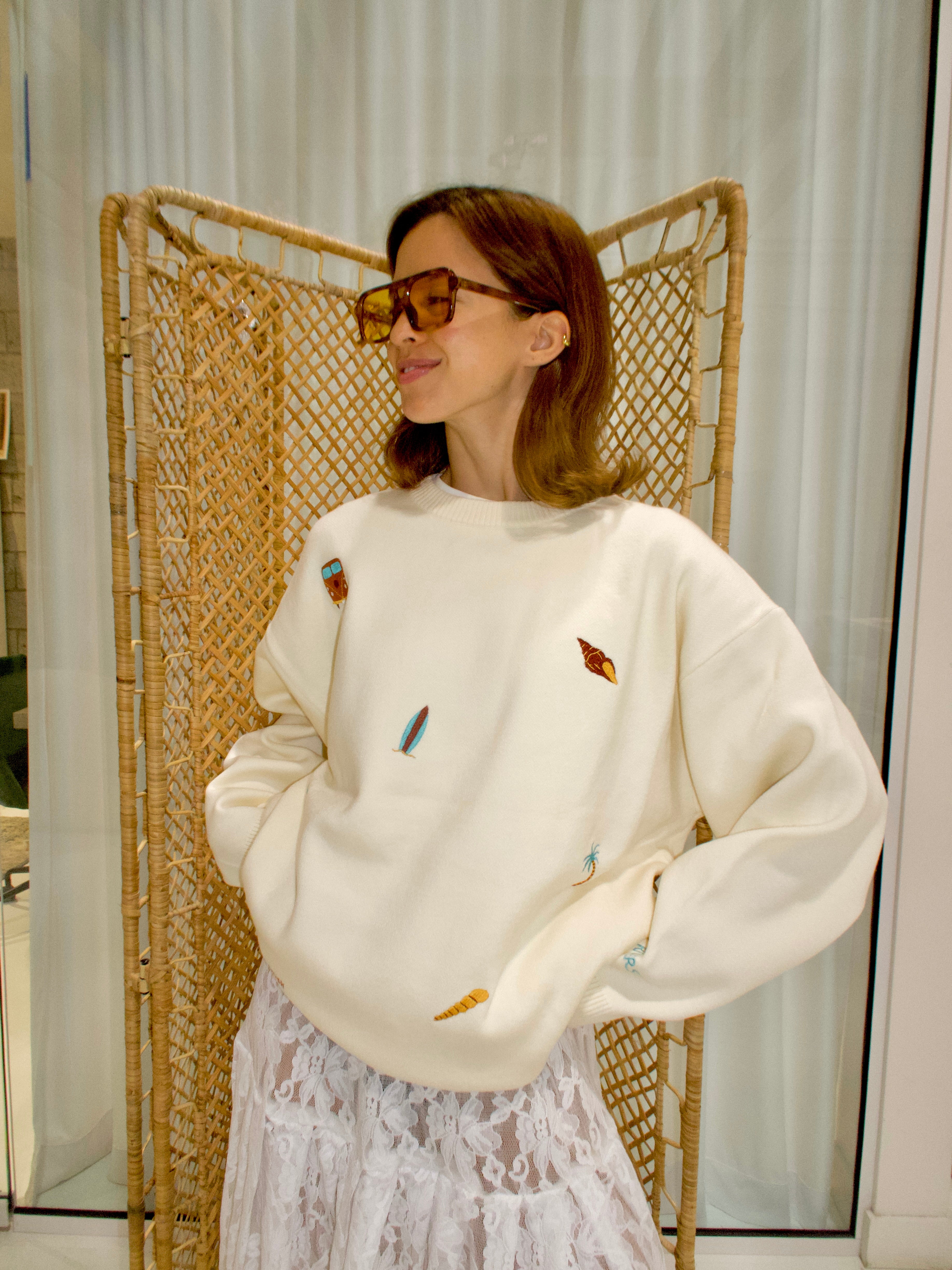 ‼️PRÉ-VENTE‼️ Pull À La Plage - Girl Crush X Riversea