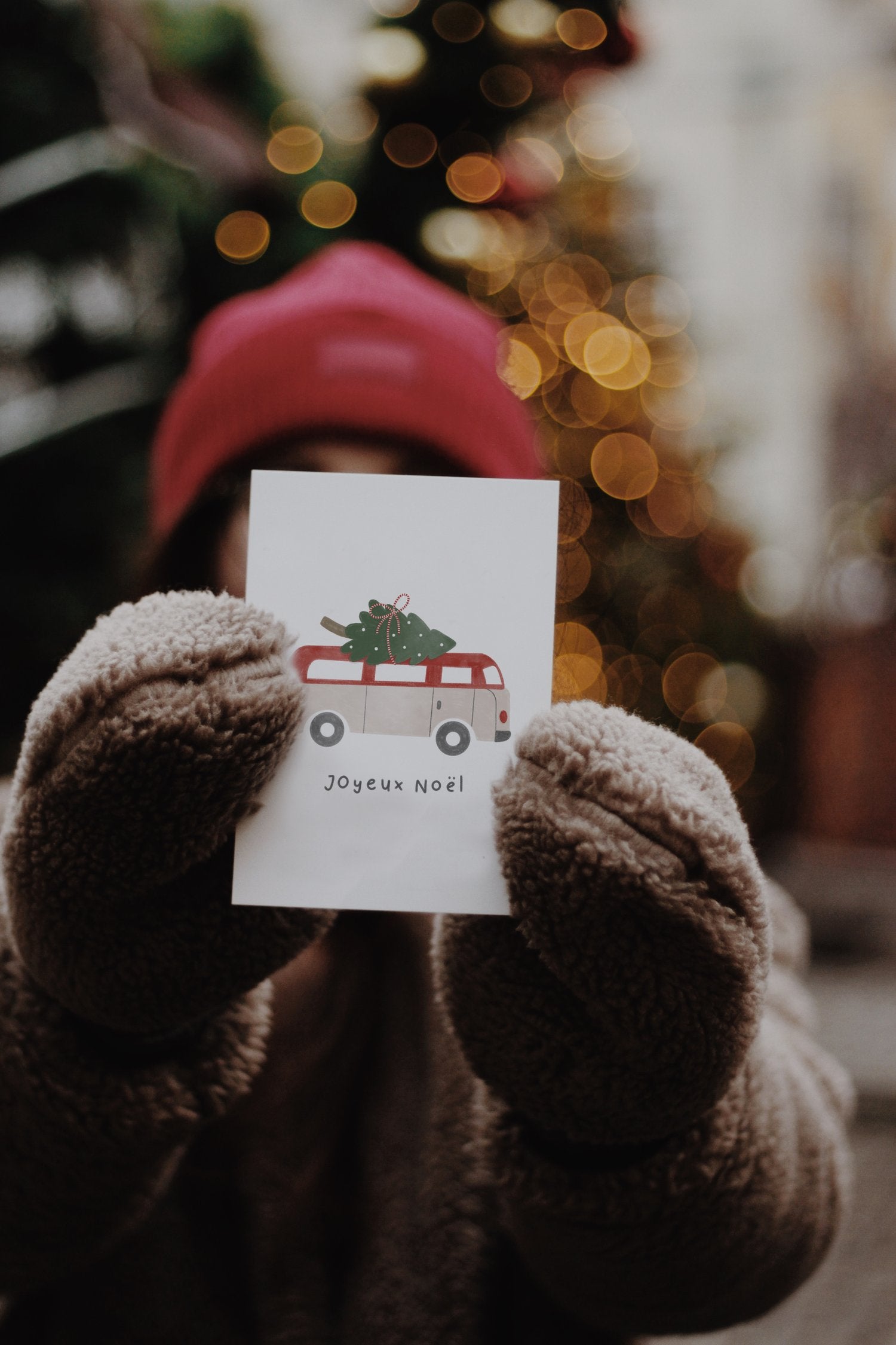 Carte de Noël - La Frisée Qui Bricole