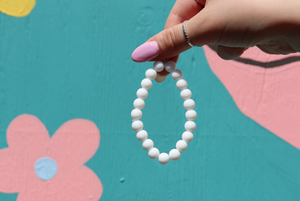 White Agate Bracelet